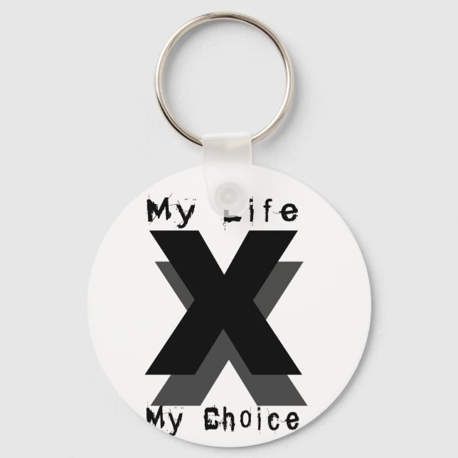 my life my choice key ring (Front)