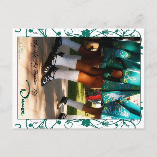 My Life, My Passion, My Dance Postcard (Front)