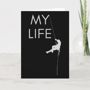 My Life Rock Climbing Card
