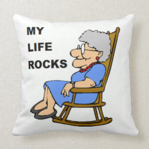 MY LIFE ROCKS CUSHION