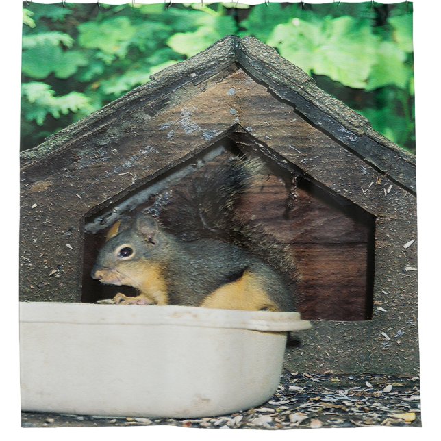 My lil' friend..... shower curtain (Front)