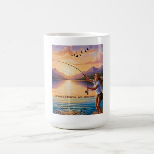 My Line’s a Disaster, But I Look Great – Fishing Coffee Mug