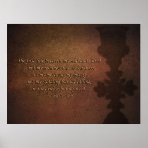 My Link to Christ Poster