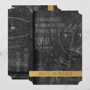 My Little Angel Kids Funeral Announcement