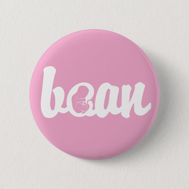 My little bean - Pregnancy loss awareness pins (Front)