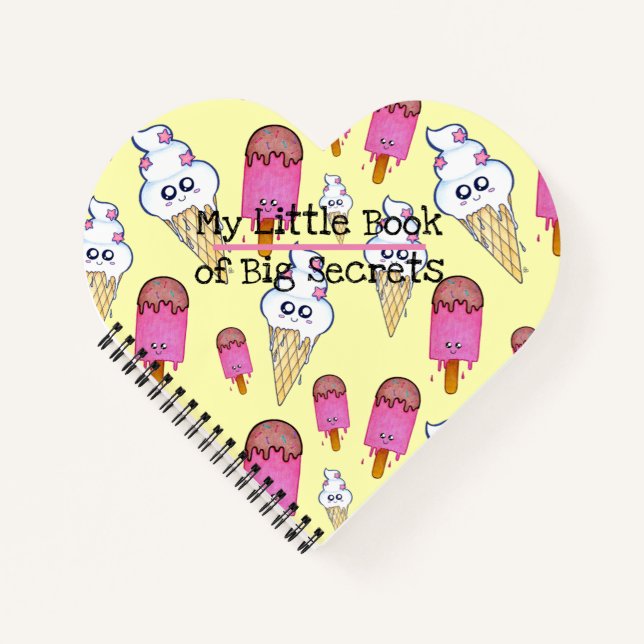 My Little Book Of Big Secrets, Ice Cream Popsicle (Front)