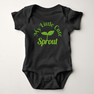 my little cute sprout baby bodysuit
