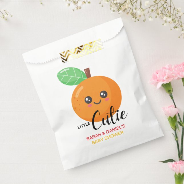 My LITTLE Cutie Clementine Orange Baby  Favour Bags (Sealed)