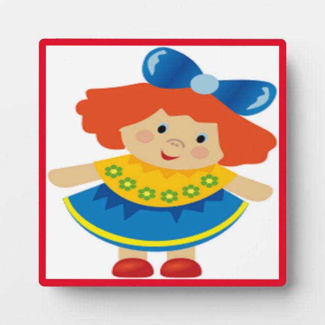 MY LITTLE DOLL PLAQUE (Front)