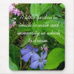 My little flower garden mousepad- customise mouse mat