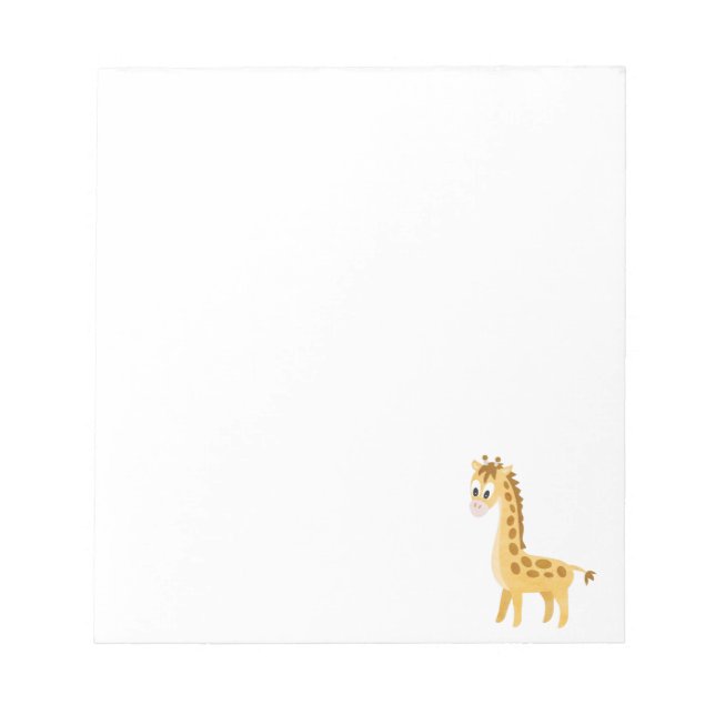 My Little Giraffe Notepad (Front)