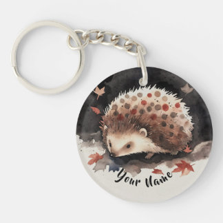 My little hedgehog friend "Dwarden" Key Ring