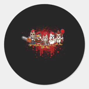 My Little Horror Crew - Halloween Chicken Classic Round Sticker
