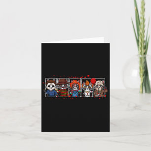 My Little Horror Crew - Halloween Horror Movies Ra Card