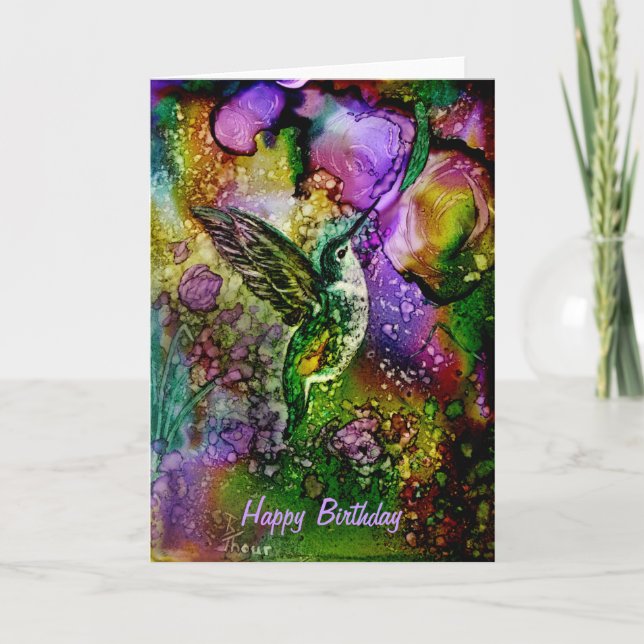 My Little Hummingbird Card (Front)