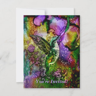 My Little Hummingbird Invitation