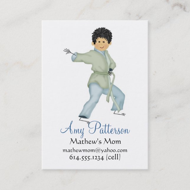 My Little Karate Mummy Cards (Front)