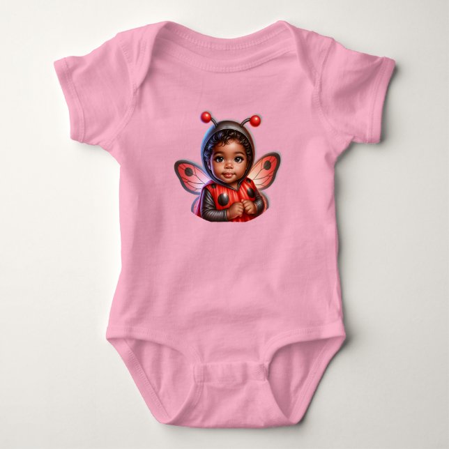 "My Little Ladybug" Baby Bodysuit (Front)