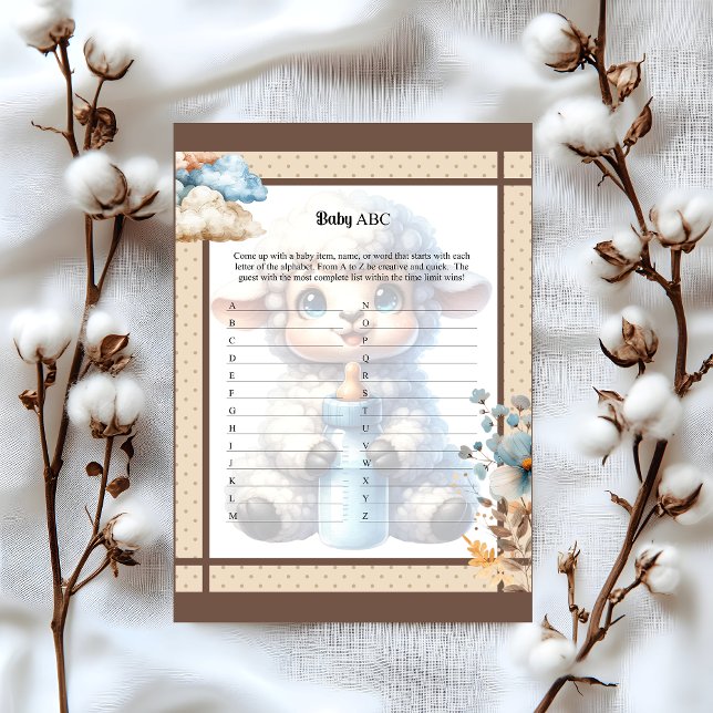 My Little Lamb_  Baby ABC Race Game Custom Letterhead (Creator Uploaded)