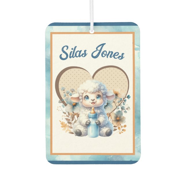 My Little Lamb Car Air Freshener (Front)