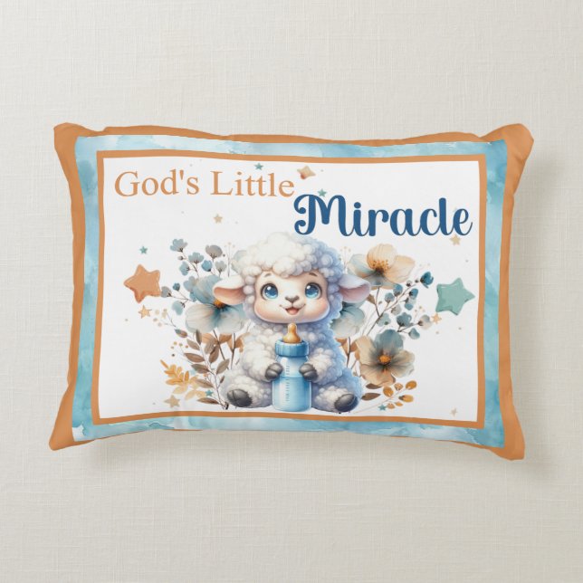 My Little Lamb Decorative Cushion (Back)