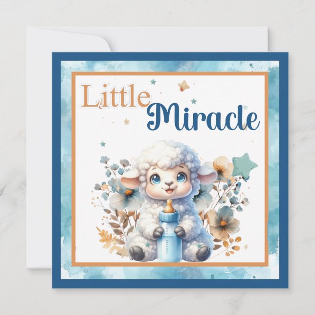 My Little Lamb Holiday Card (Front)