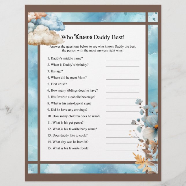 My Little Lamb_  Knows Daddy Best Game Custom Letterhead (Front)