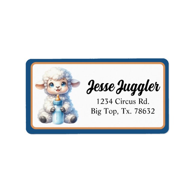 My Little Lamb Label (Front)