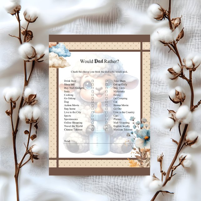 My Little Lamb_ Would Dad Rather Custom Letterhead (Creator Uploaded)
