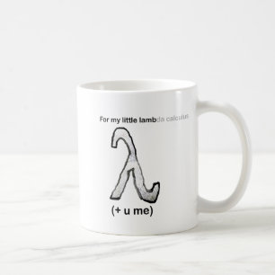 My little lamba calculus (+ u me) coffee mug
