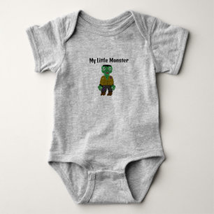 my little monster (Frankenstein ) Baby Bodysuit