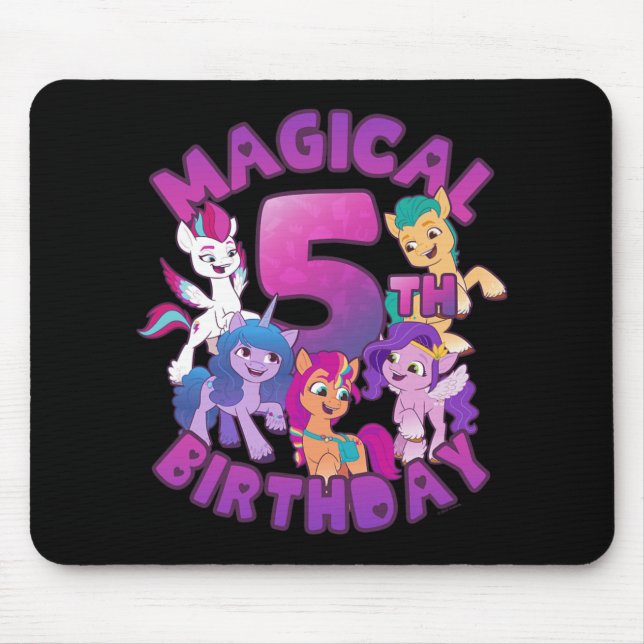 My Little Ny A New Generation 5th Birthday Group S Mouse Mat (Front)