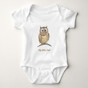 My little owl baby bodysuit