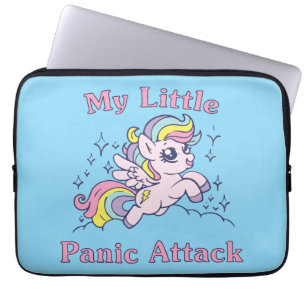 My little panic attack unicorn laptop sleeve