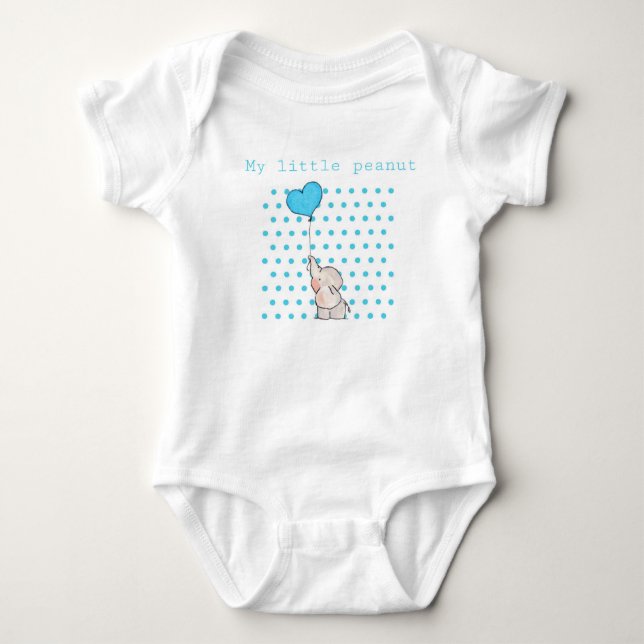 My Little Peanut Baby Bodysuit (Front)