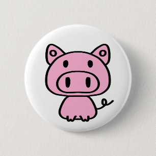 My Little Pink Piglet Badge