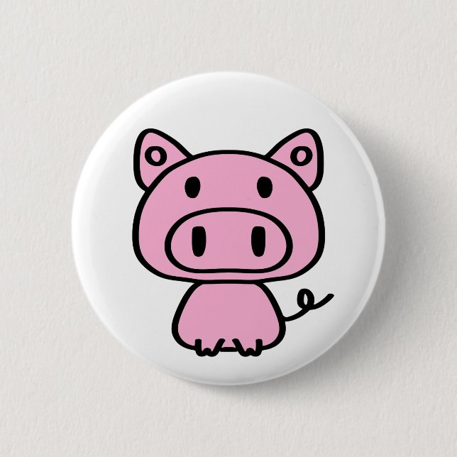 My Little Pink Piglet Badge (Front)