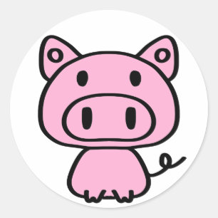 My Little Pink Piglet Stickers