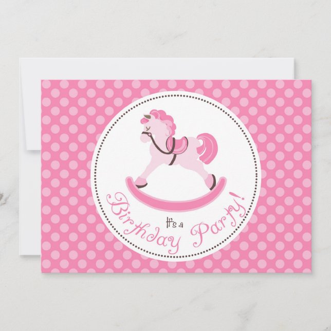 My Little Pony Invitation Photo Card 1 (Front)