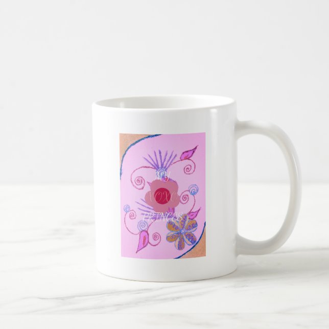 My Little Princess: Baby Pink Vector Inspirational Coffee Mug (Right)