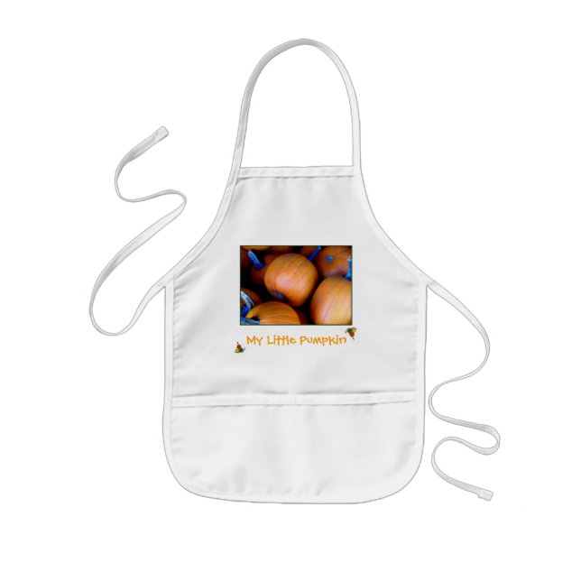 'My Little Pumpkin' Kid's Apron (Front)