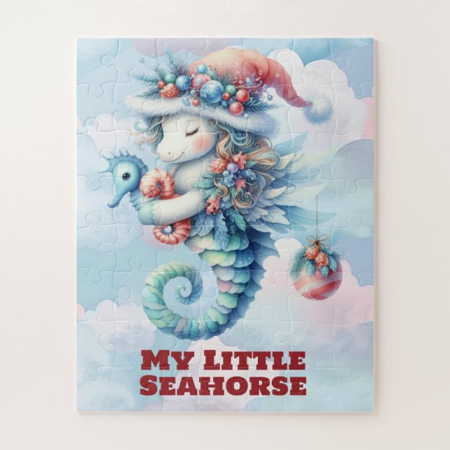 My Little Seahorse Children's Christmas Puzzle (Vertical)