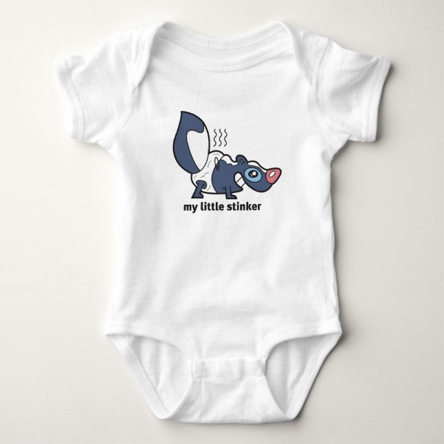 My Little Stinker Baby Bodysuit (Front)