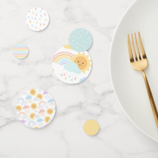 My Little Sunshine Rainbows & Clouds Confetti (Group)