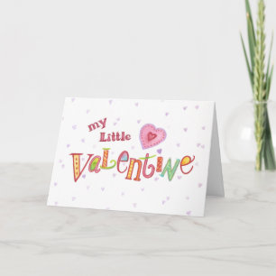 My Little Valentine Greeting Card