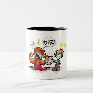 mY LiTtLe zOMbIEs CofFfEE Two-Tone Coffee Mug