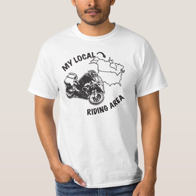 My Local ADV Riding Area - I've Been Everywhere T-Shirt (Front)