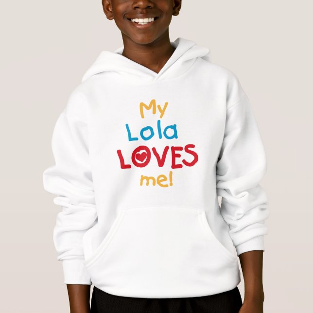 My Lola Loves Me T-shirts and Gifts (Front)