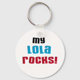 My Lola Rocks T-shirts and Gifts Key Ring