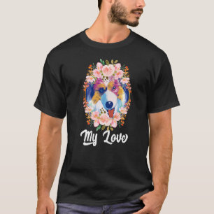My Love Australian Shepherd Aussie Dog Owner T-Shirt